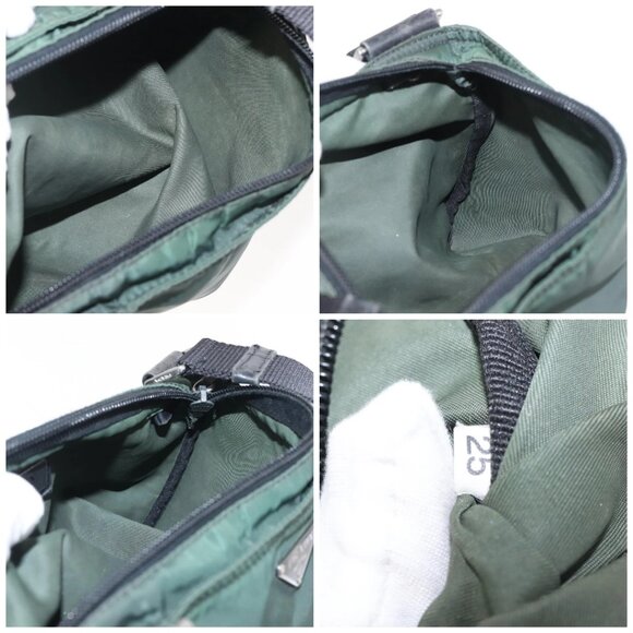 PRADA Shoulder Bag Nylon Khaki Auth 143344 - Picture 14 of 15